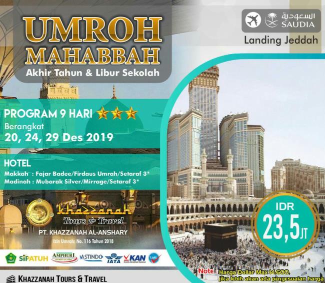Paket Umroh Desember 2020 Semarang