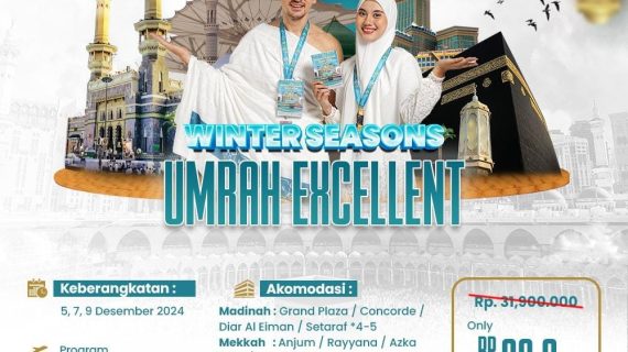 Paket Umroh Excellent Ibadah di Musim Dingin Bersama Khazzanah
