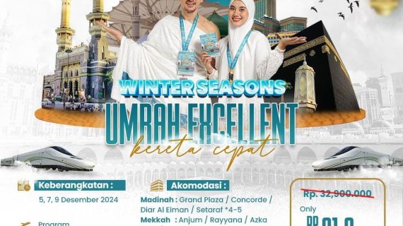 Paket Umroh Excellent Kereta Cepat Khazzanahtour
