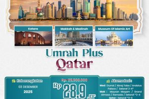 Umrah Plus Qatar Desember 2025, Wisata Islami Mewah!